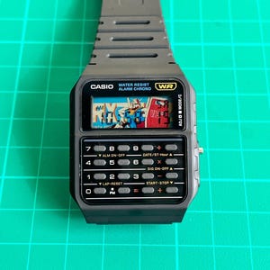 Casio CA-53 Gundam Custom LCD Calculator Watch | Retro Digital Anime Collector Piece