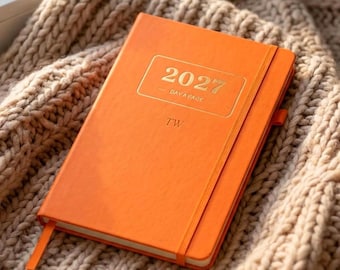 Personalised 2027 Planner- A5,Named Planner, Planning Gift, Simple Notebook, 365-Day Planner, the Perfect Gift for Her, Christmas Gift