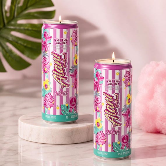 Alani Nu Cotton Candy Can Candle