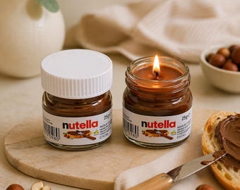 Mini Nutella Candle - Glass Jar