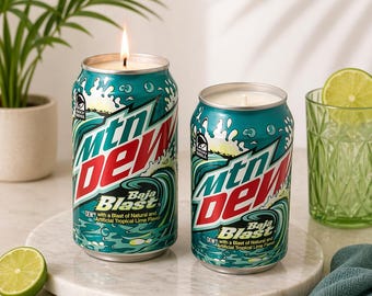 Mountain Dew Baja Blast Candle