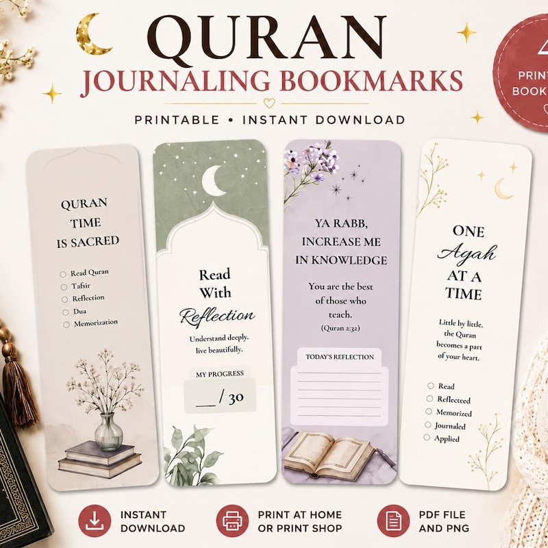 Quran Bookmark Printable - Etsy