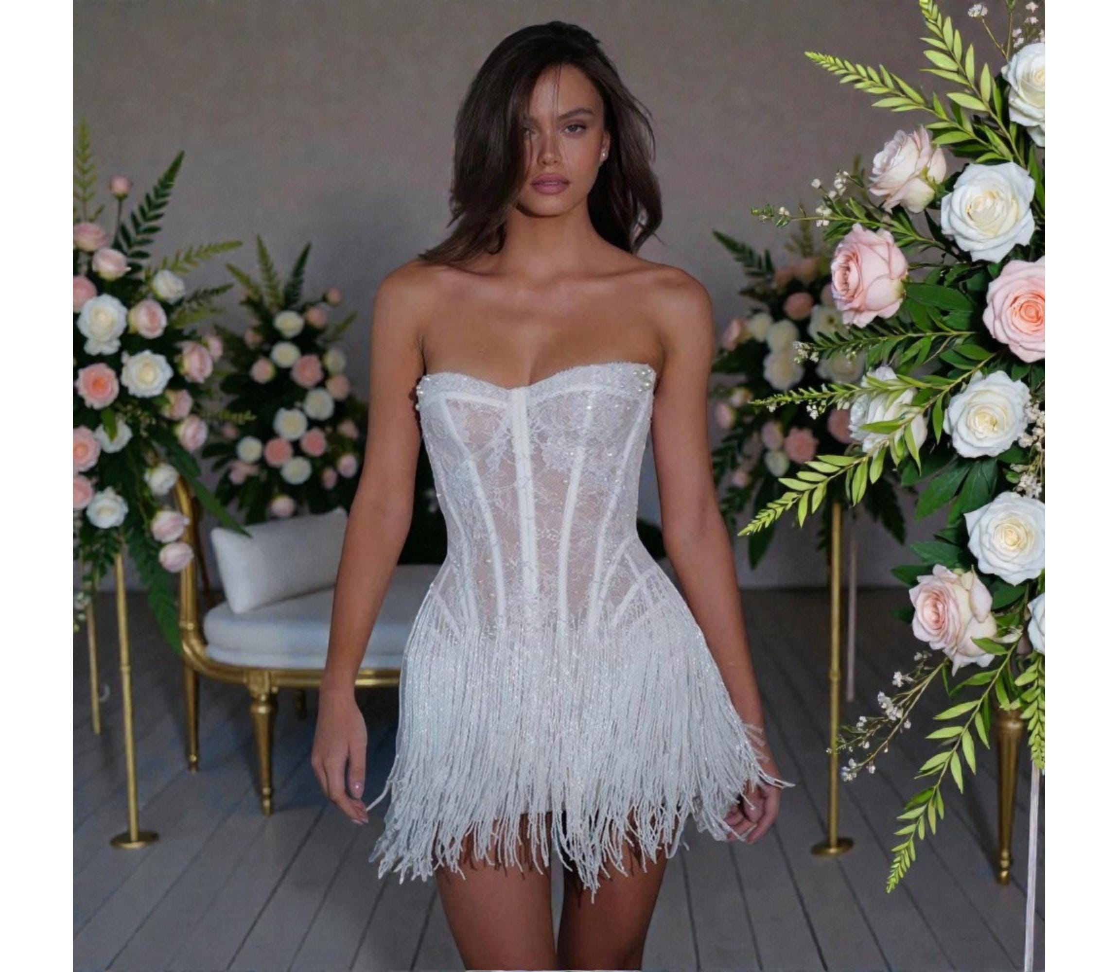 chinese dress ladies Amazon.com: Suayneo 3D Flowers Lace Women's Wedding Dress Short Spaghetti  Straps Prom Dresses A-Line Mini Homecoming Dress Ivory Size 0 : Clothing,  Shoes & Jewelry main image 1
