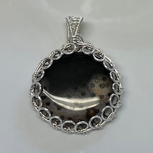 PETRIFIED WOOD PENDANT