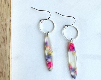 Color Splash Dangle Earring