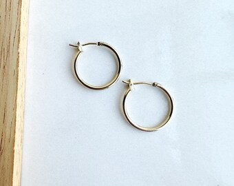 Classic Gold Hoop Earrings