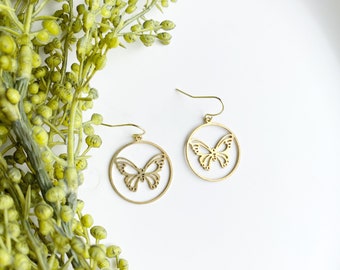 Butterfly Dangle Earrings