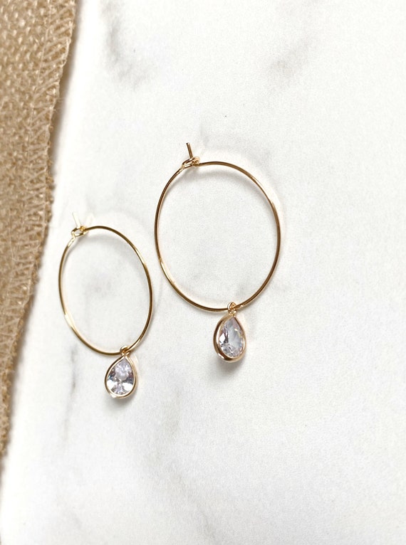 Glass hoop earrings online
