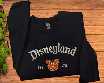 Embroidered Magical Land Halloween Sweatshirt, Vintage Halloween Embroidered Crewneck,Spooky Theme Park Trip Sweatshirt,Family Vacation Gift