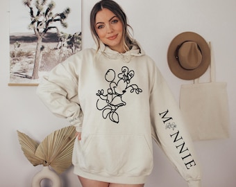 Disney Minnie Since 1928 Sweatshirt, Vintage Disney Crewneck, Retro Minnie Mouse Shirt, Family Disney Trip Outfit, Minnie Mouse Hoodie