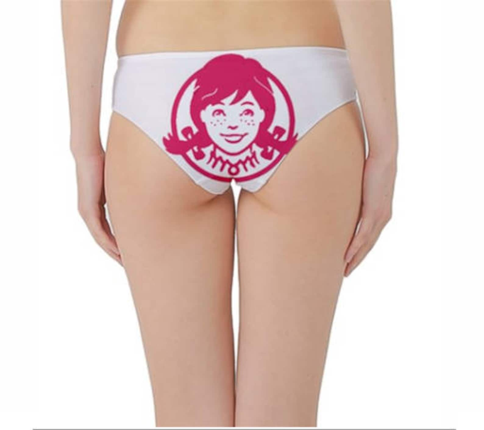 Smug Wendys Sexy Panties Underwear Cosplay Fast Food Costume image 0.