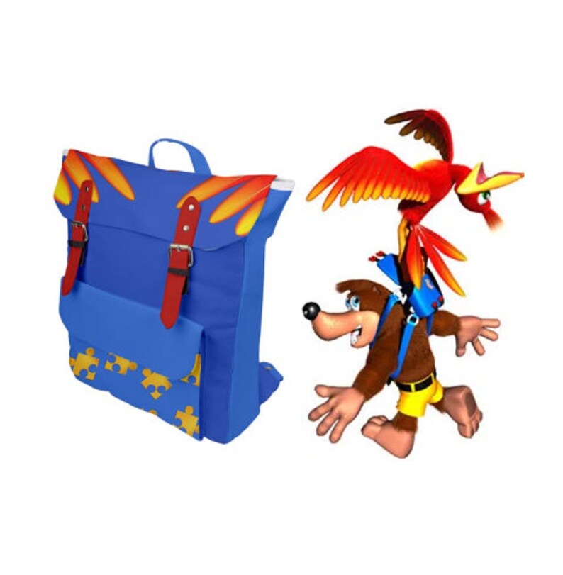 Banjo Kazooie Themed Backpack Bookbag Booksack Bag Luggage Etsy