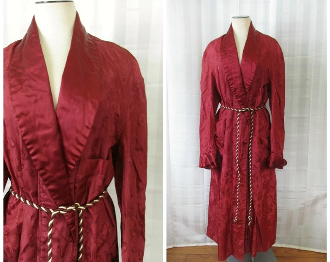 Vintage 1930s 1940s Dressing Robe by Courtleigh Robes - Etsy