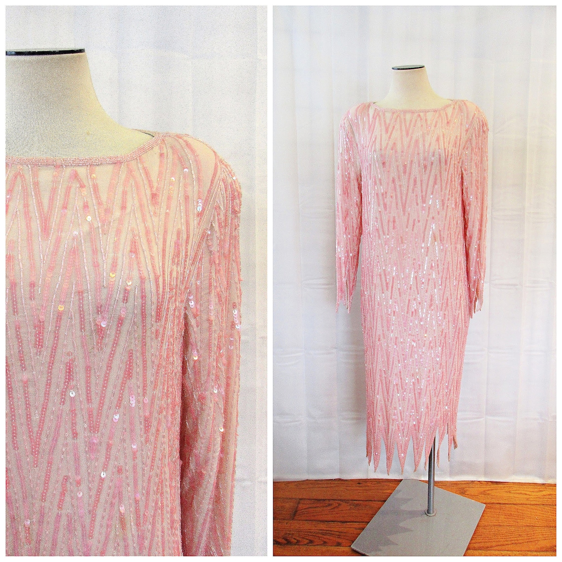 80's Red and White Silk Confetti Coat by Lillie Rubin main image 1