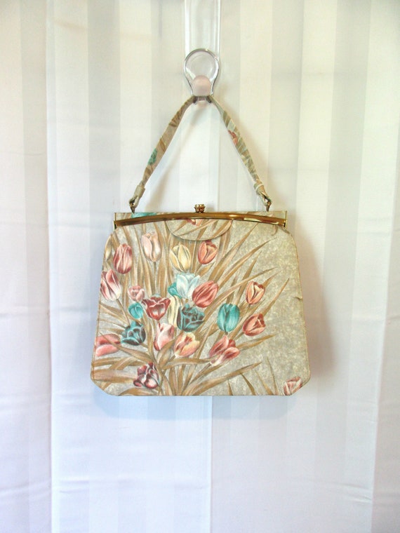 Vintage Purse 1950s 1960s Dead Stock Handbag by Ga