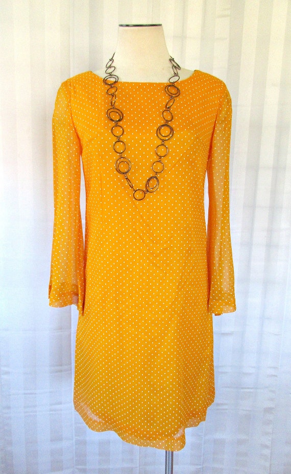 Vintage Mod Dress 1960s 1970s by Young Edwardian … - image 2