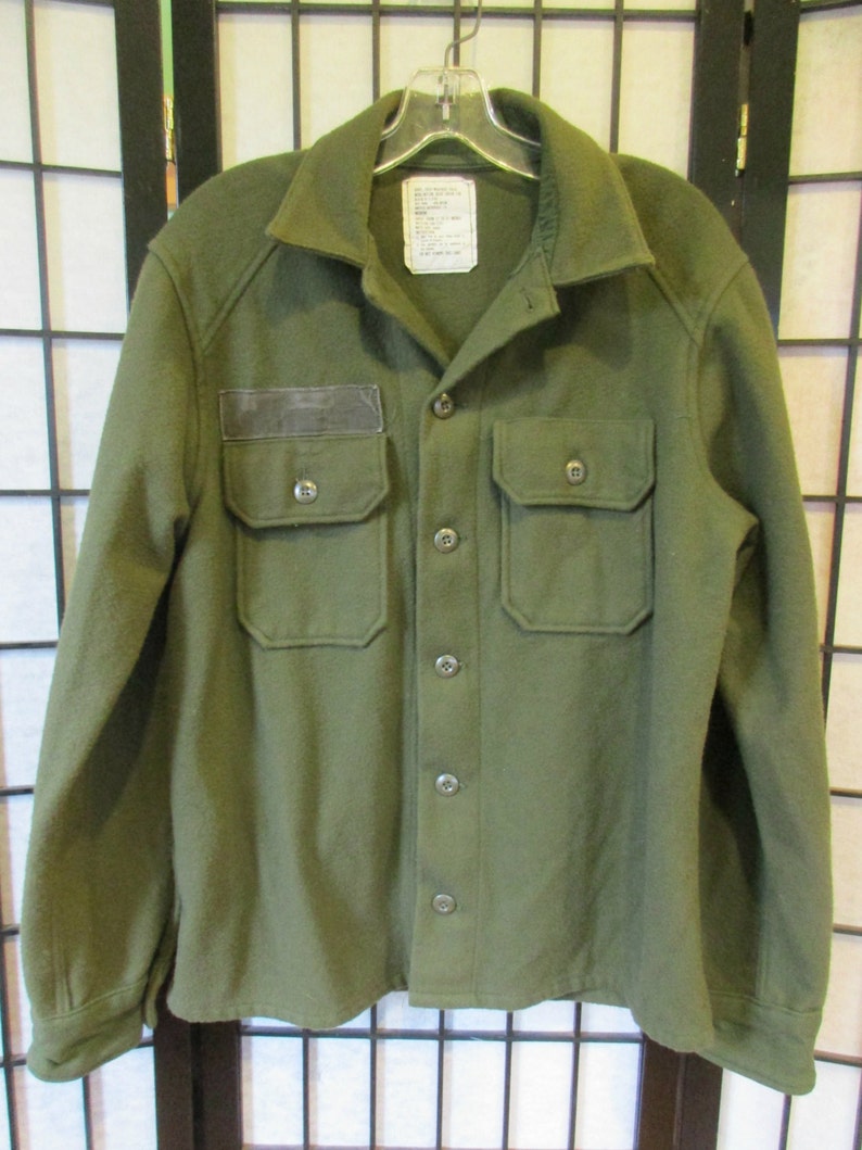 army green flannel shirt