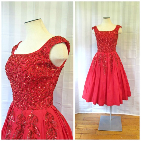 red frocks for party