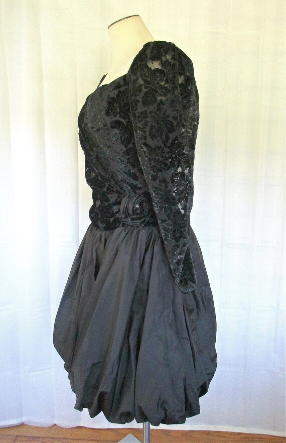 80’s Black Sequin Top by Cattiva By Maya Jornot