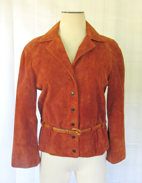 anne klein suede jacket