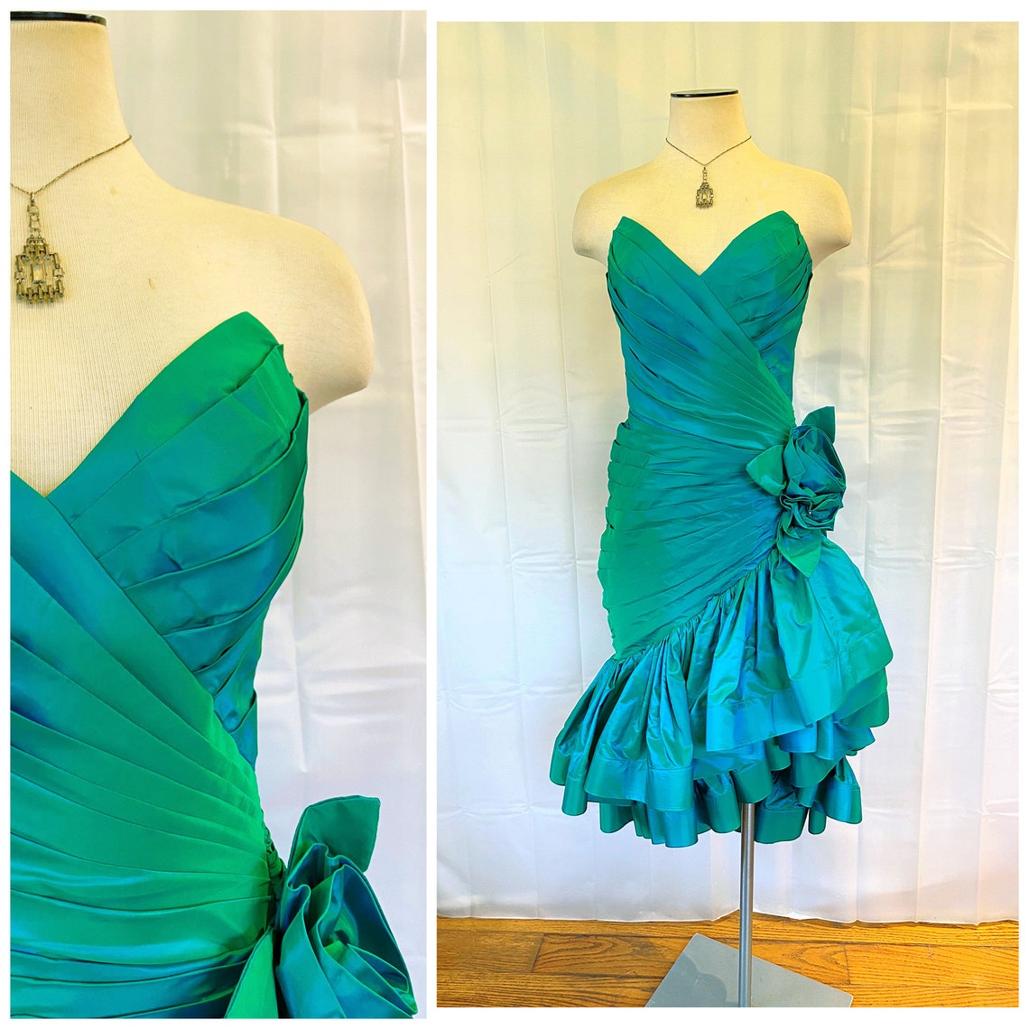 strapless frock