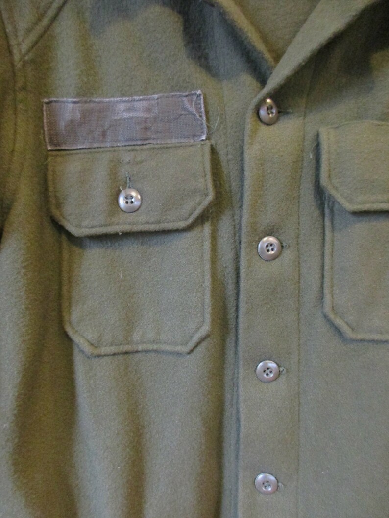 army green flannel shirt