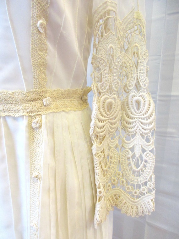 Vintage Wedding Gown Edwardian Style Dress 1960s … - image 8