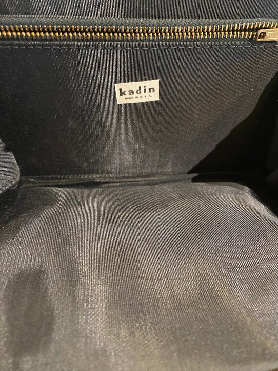 Vintage Tweed Purse Dead Stock by Kadin 1950s 196… - image 7