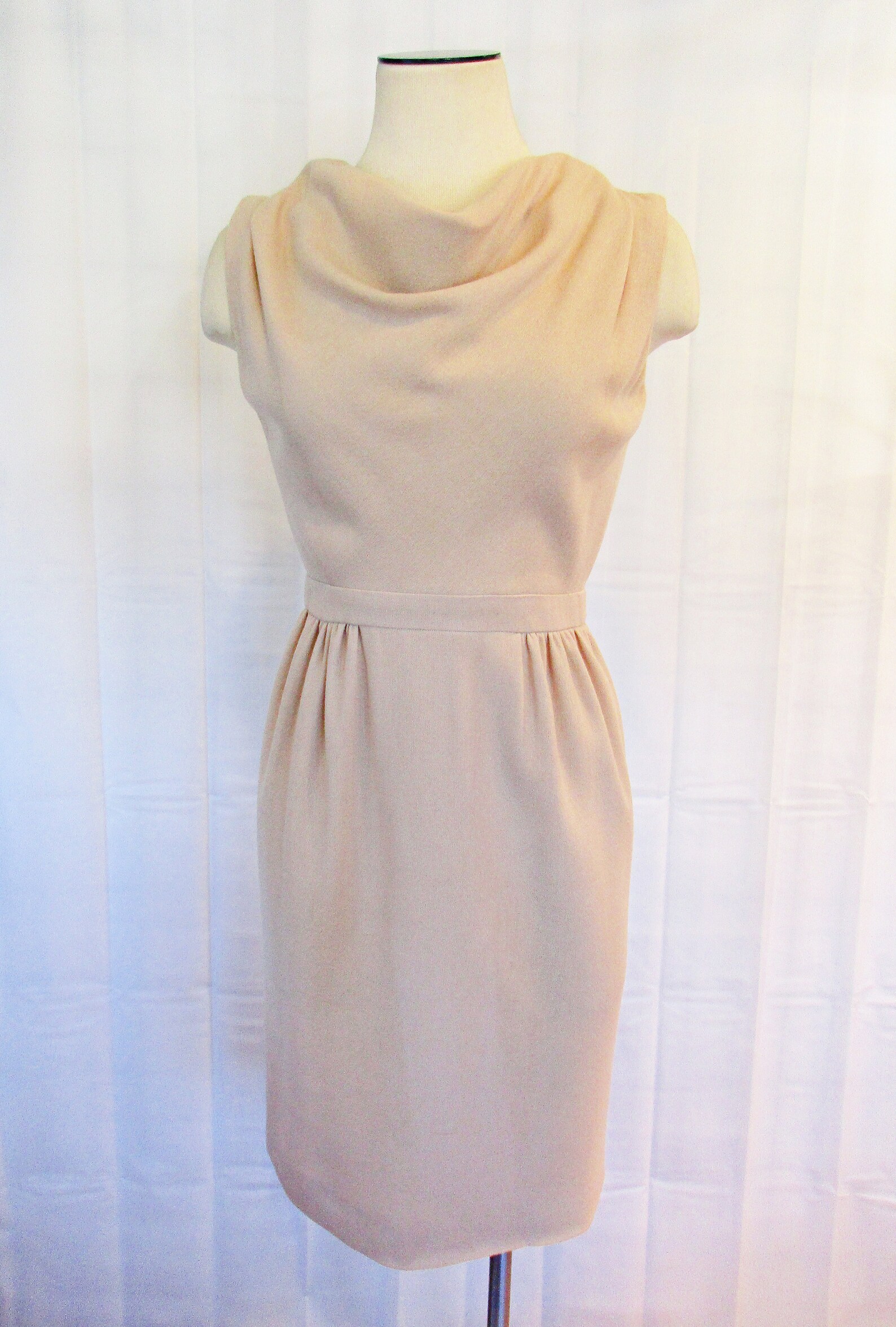 1960s One Shoulder Suzy Perette Dress