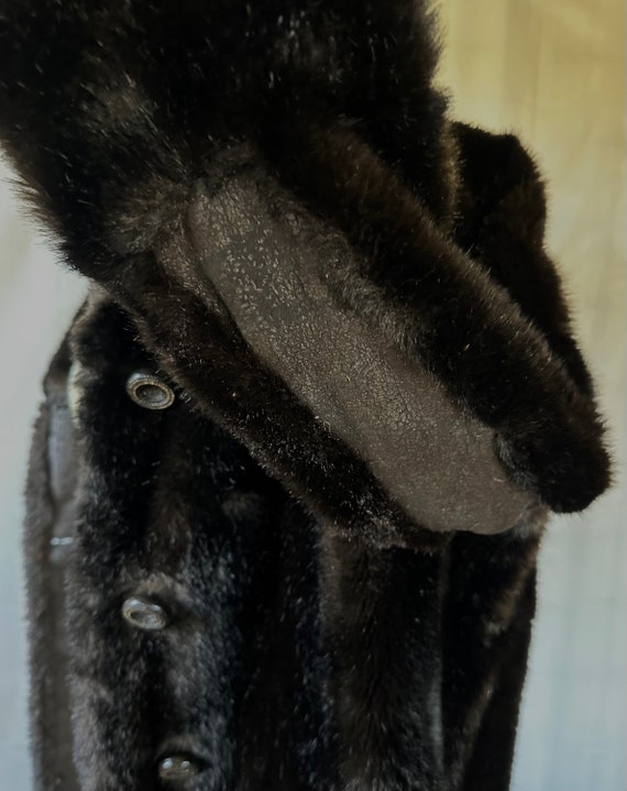 Vintage Faux Fur Coat by Russel Taylor 40 42  L X… - image 9