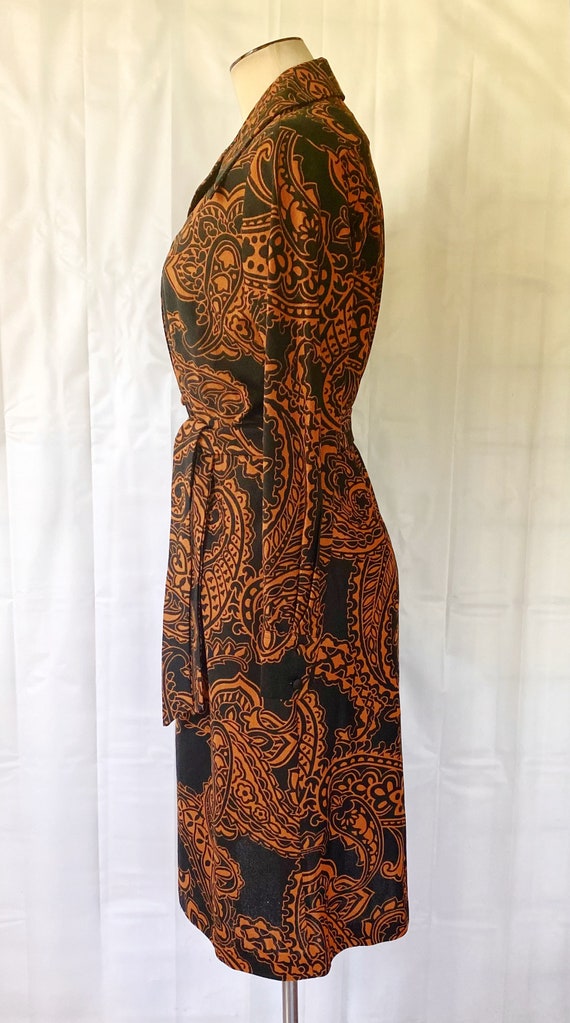 Robe Vintage Lanvin 1972 – Taille 40 – Style évasé Multicolore – Occasion Très Bon état