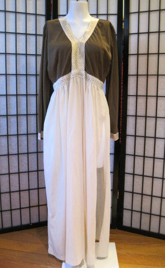 Vintage Robe Peignoir Butterfield 8 Loungewear 19… - image 6