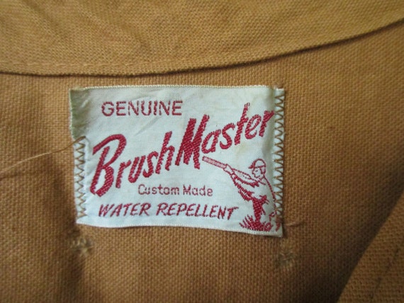 Vintage Brush Master Classic Hunting Vest Cloth a… - image 4