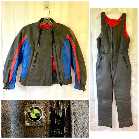 Vintage BMW Motorrad Suit Jacket and Overalls / J… - image 1