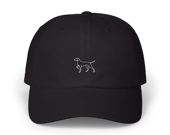 Embroidered Pointer Dog Dad Cap, Hunter Hat