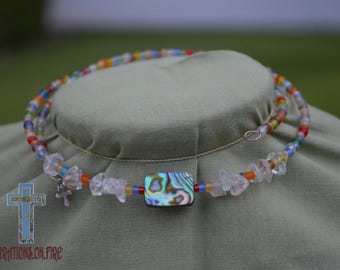 Abalone Shell - Colorful Dream Choker