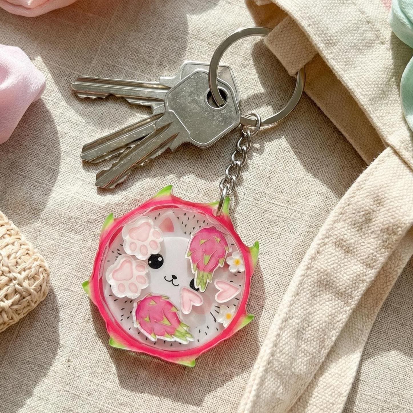 Keychains Mix Mix & Match Cat Shaker Keychains, Choose Your Designs, Bundle and Save ...