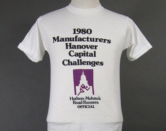 Vintage Albany NY Workforce Team Challenge T-shirt 1980 Deadstock Running Race Tee - Size XL