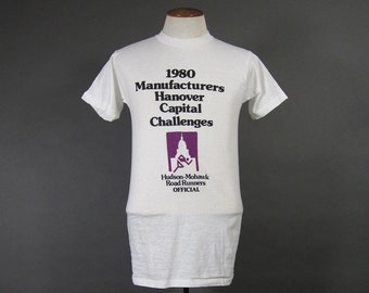 Hudson Mohawk Road Runners T-shirt 1980 Workforce Challenge Race Tee - Small