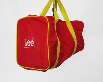 red sports bag