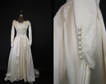 40s style wedding dress