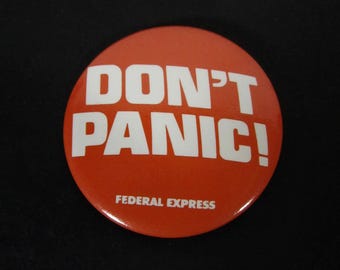 Vintage FedEx Pin 70s Federal Express Mail Service