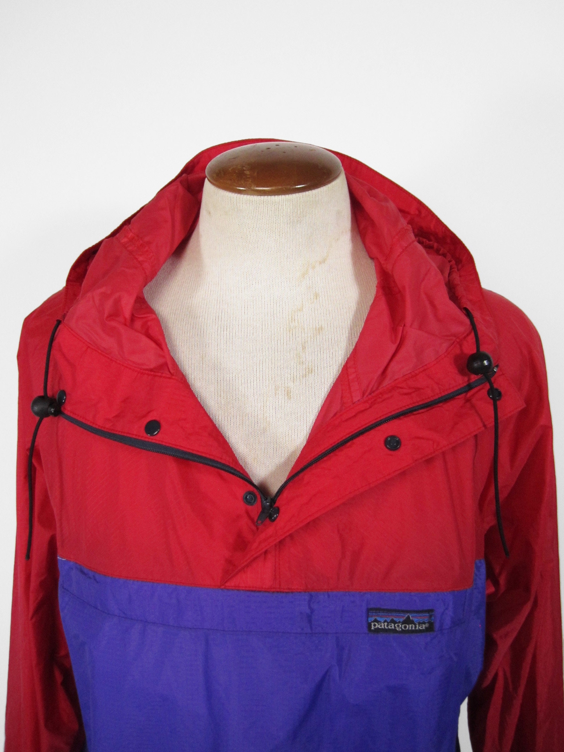 【00s Patagonia】Cleegan Jacket Patagonia Men's Cleegan Jacket Gray Windowpane Plaid Zip up
