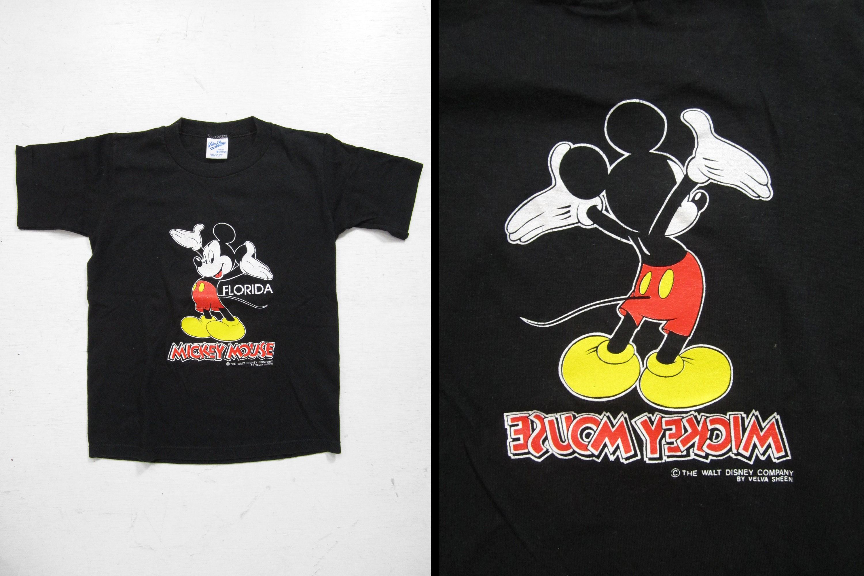 Vintage Mickey Mouse T-shirt Reverse 