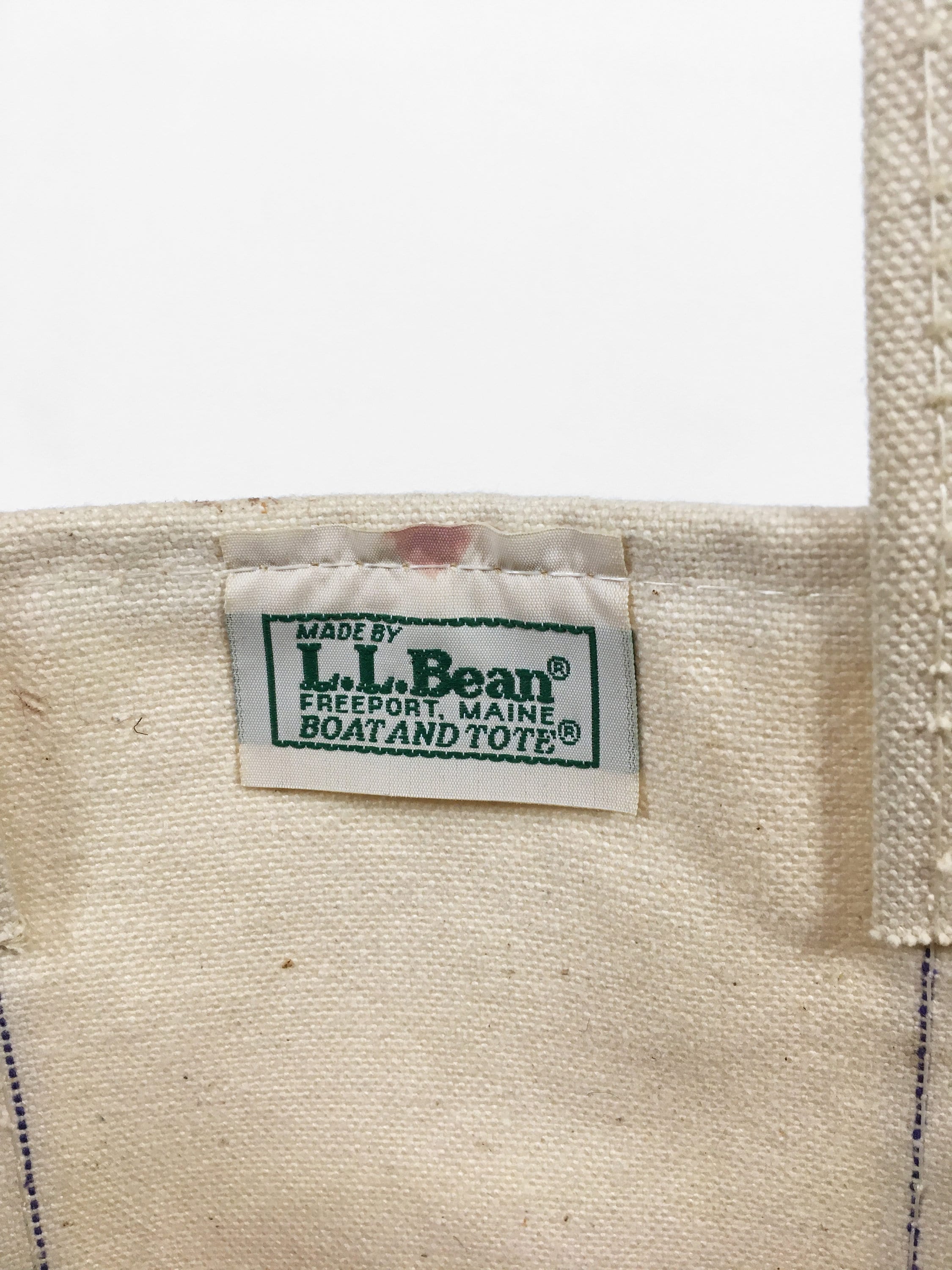 3 LL Bean Boat & Tote Canvas Bags Medium Sizes, Zipper, Freeport Maine  USA