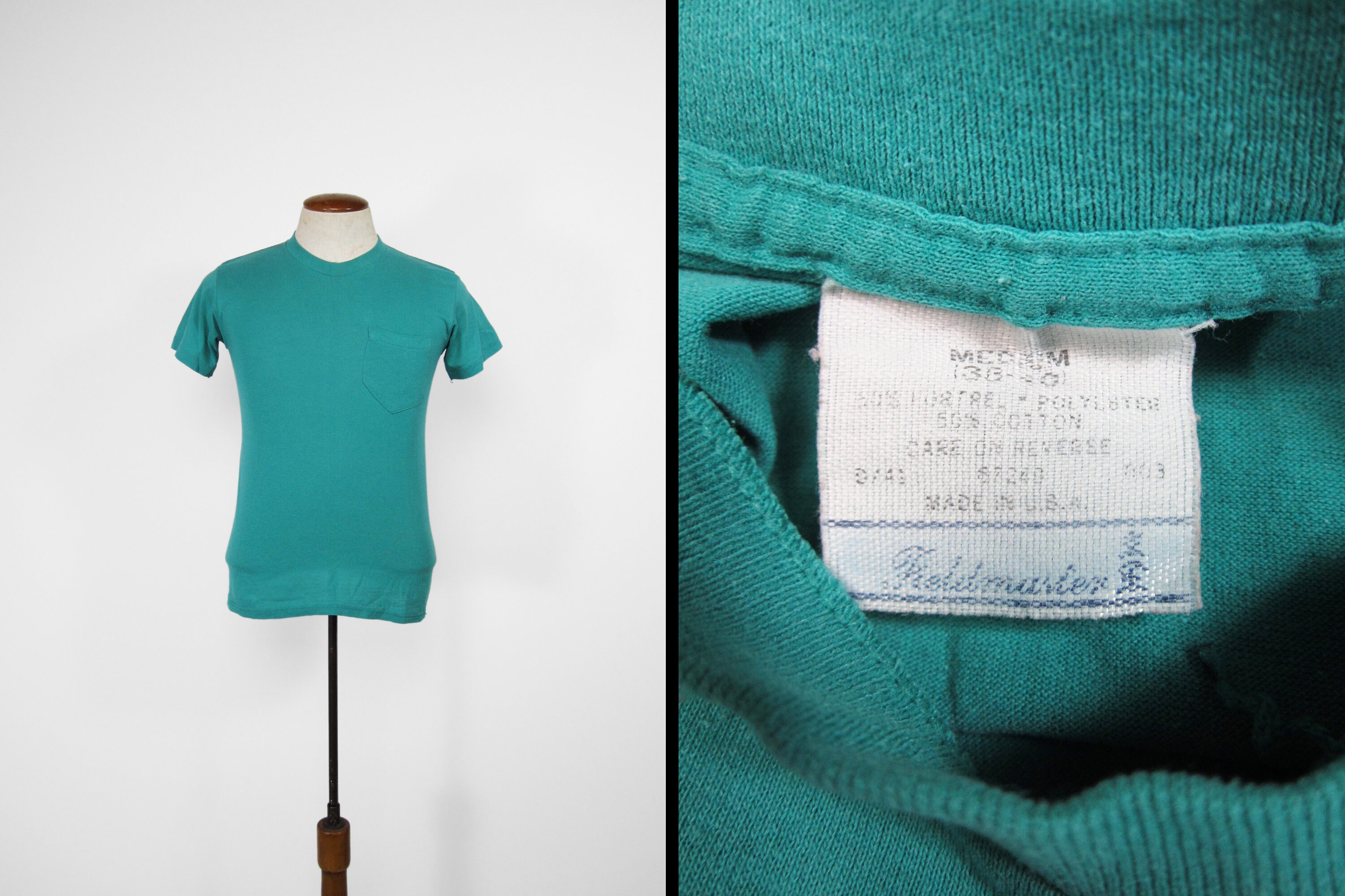 shirt Sears Turquoise 90s Tee - Etsy