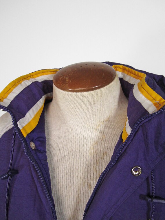 Vintage LA Lakers Puffer Jacket 90s Deadstock Coa… - image 6