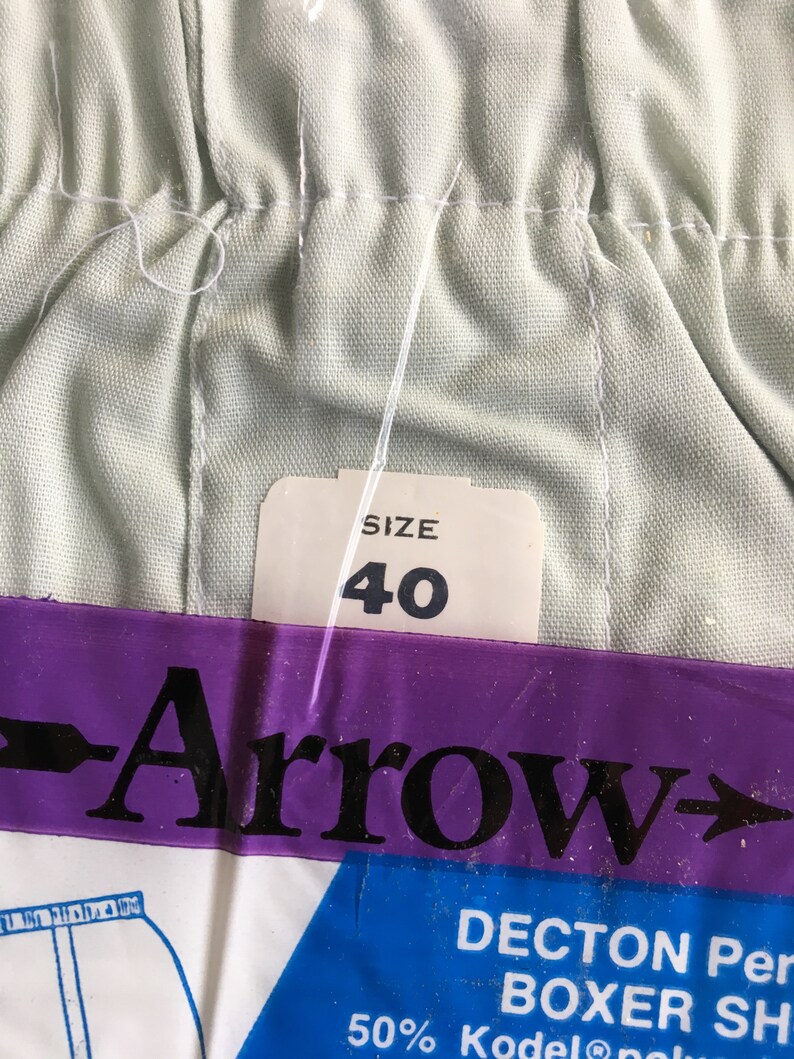 Vintage NOS 70s Boxer Shorts Arrow Made in USA Men's Etsy