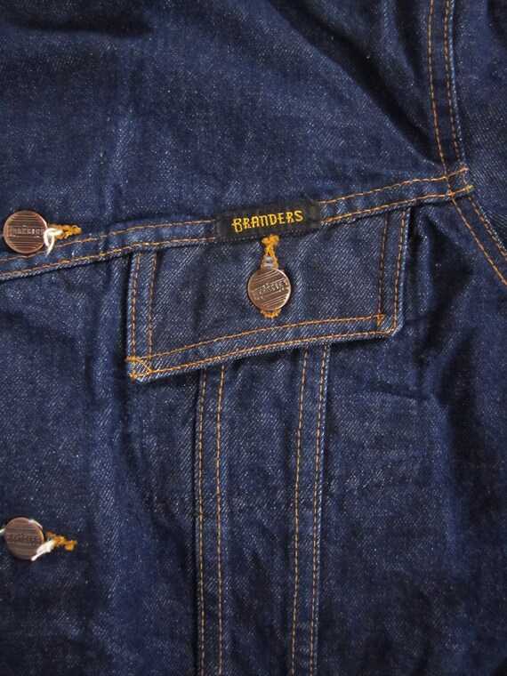 Vintage Dickies Denim Jacket 90s Dark Wash - Wome… - image 4