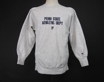 Vintage Penn State Sweatshirt Champion Reverse Weave Athletic Dept - Large / XL
